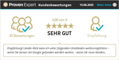 Kundenbewertungen & Erfahrungen zu Ländle-Web. Mehr Infos anzeigen.